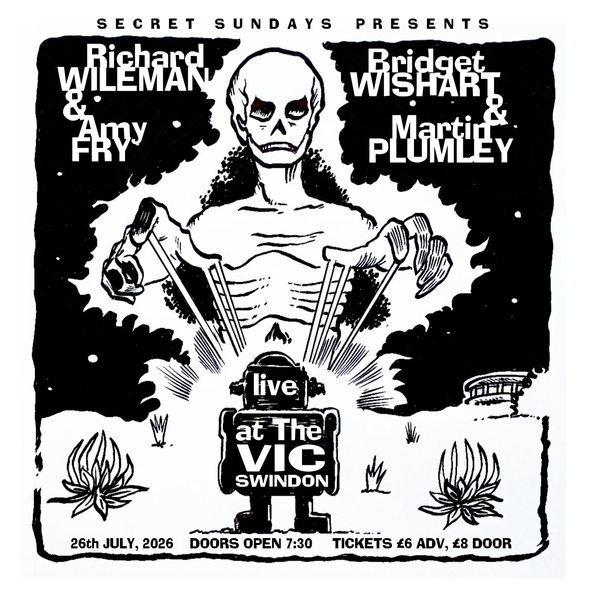 Richard & Amy Fry + Bridget Wishart & Martin Plumley in Swindon