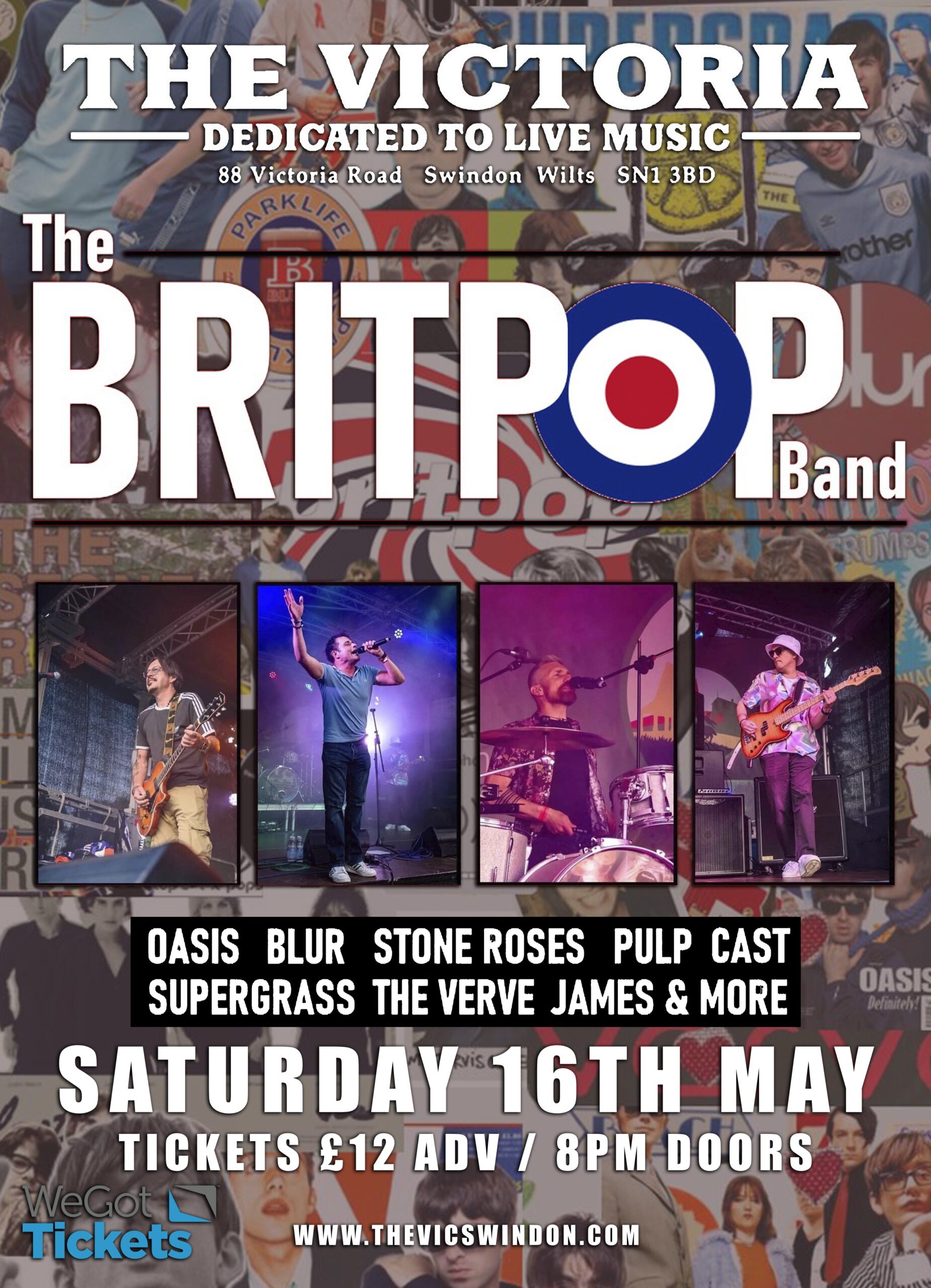 The Britpop Band in Swindon